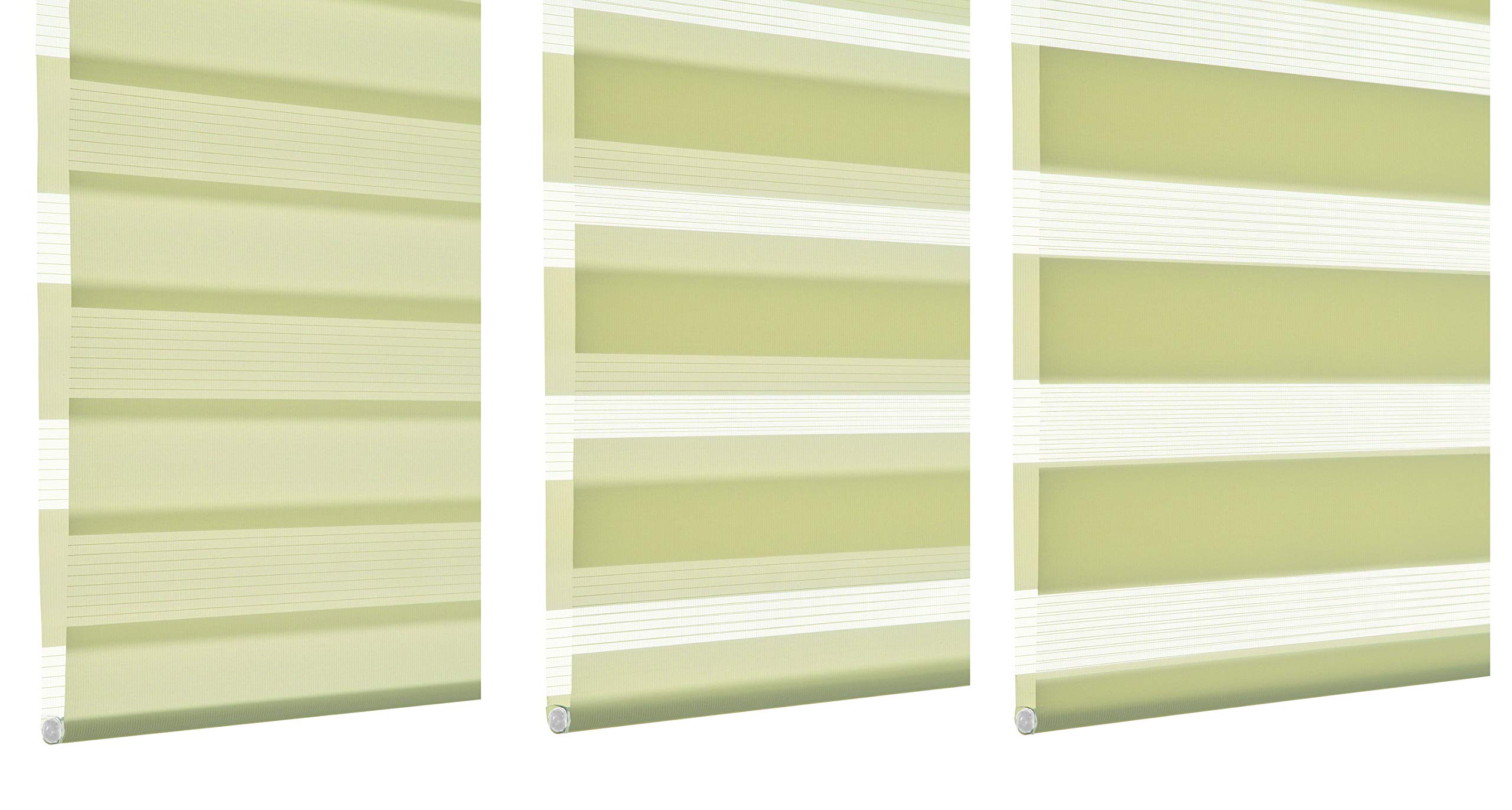 Gardinia Store Double avec Coffre, Jour/Nuit, Commande Latérale, Bandes Transparentes et Occultantes, Kit de Montage Inclus, Blanc, 60 x 160 cm (LxH) 12940