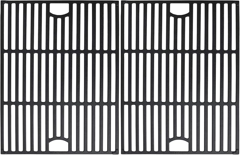 Grill Grates for Nexgrill Replacement Parts 5 Burner 720-0888N 720-0888,17 Inch Cast Iron Cooking Grate Replacement for Nexgrill 4 Burner 720-0830H 720-0830X 720-0888S 720-0783W for Nexgrill 5 Burner