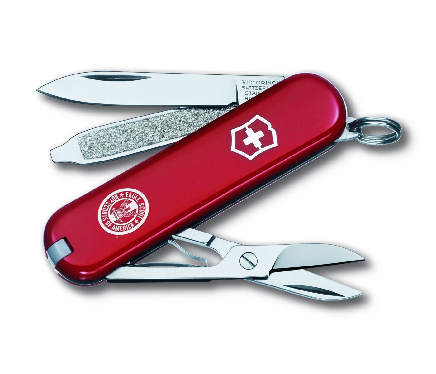 Victorinox Swiss Army Classic Sd Eagle Scout Pocket Knife Red