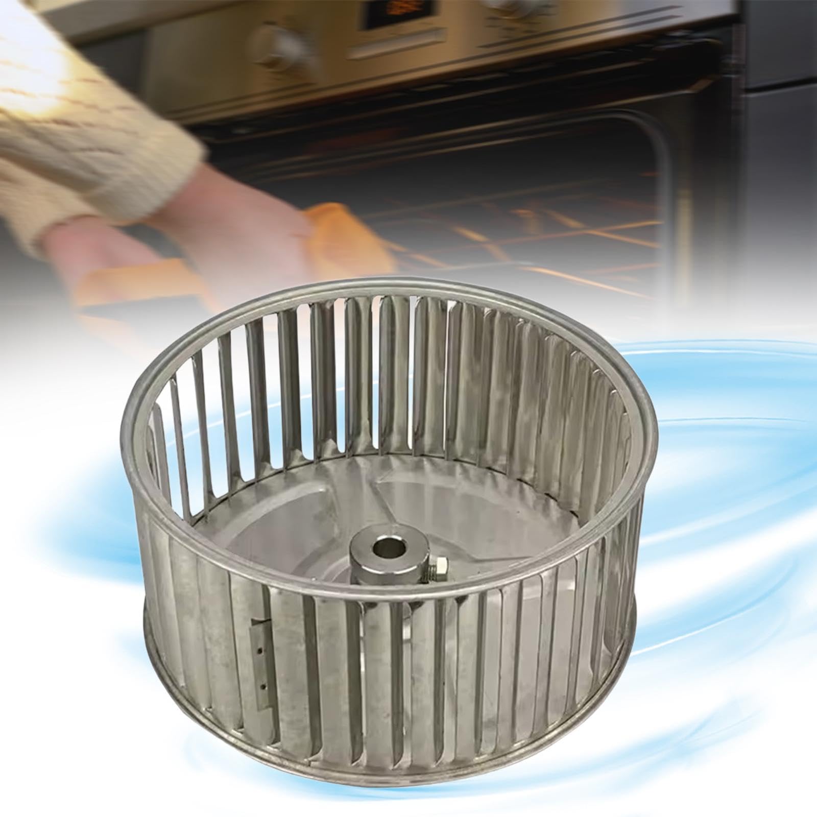 Baoblaze Lüfterrad, Kreiselgebläse, Lüfterrad, zu installieren, Metall, hochtemperaturbeständig, Ersatz, 5inch