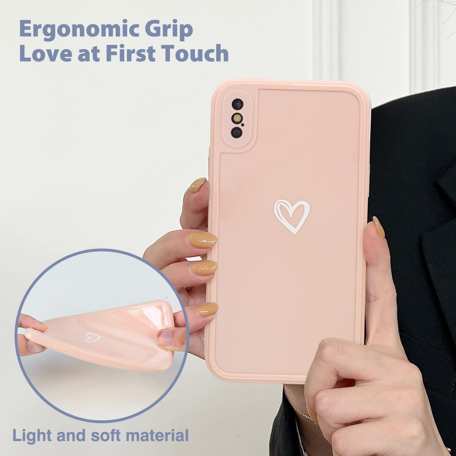 Newseego Custodia per iPhone 14 Glitter Trasparente Ragazze Donne[Copatibile con agSafe