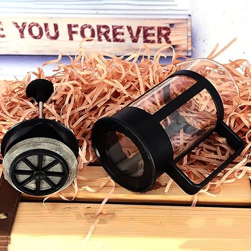 Miniatura 5 de 11.8 fl oz 20.3 fl oz 27.1 fl oz Vidrio de borosilicato libre de óxido de acero inoxidable Prensa Termo de vidrio para bebidas de café (11.8 fl oz)