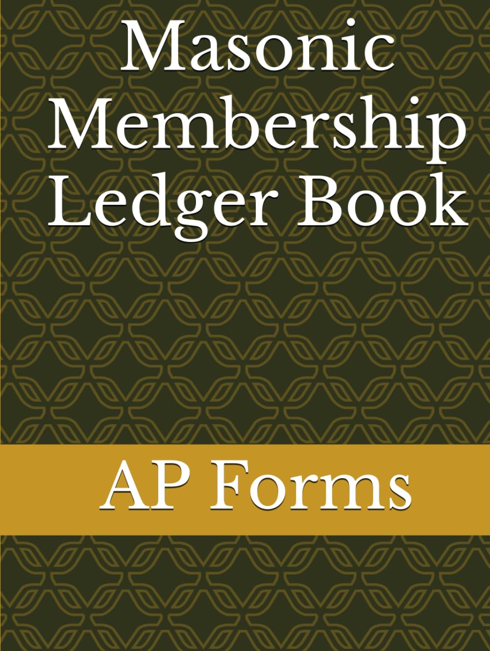 Masonic Membership Ledger Book      Hardcover – April 26, 2025