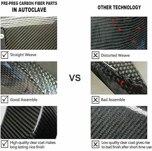 Vista 6 de NOKWAL Pro Taper Frame Fairings Fit for Yamaha MT09 MT-09 2017-2019 Motorcycle Radiator Cover Carbon Fiber Fairing Tank Side Fairing Cover