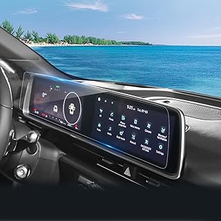 Coleya 2023 2024 Ioniq 6 Screen Protector for Hyundai Ioniq 6 (SE Standard Range/SE/SEL/Limited) 12.3-inch Display, 2023 Ioniq 6 Accessories 2024 Ioniq 6 Protective Film High Clarity (2PCS)