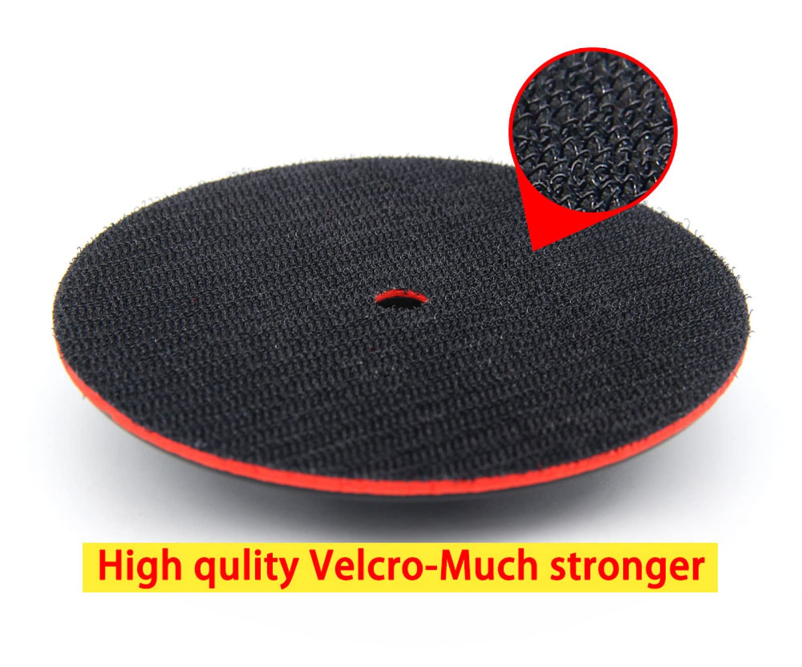 2 piezas de placa de respaldo de pulido de 100 mm y 125 mm de diámetro de 100 mm y 125 mm para amoladora angular para el capó del coche, 2 unidades de 5 pulgadas