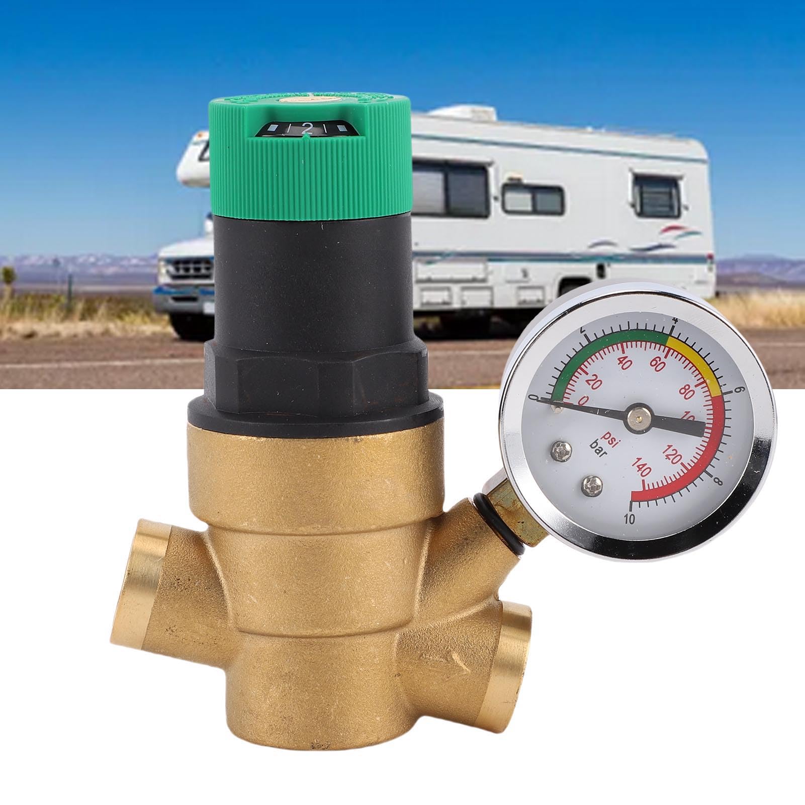 banapoy Regulowany Regulator Ciśnienia Wody 0-140PSI 0 10bar