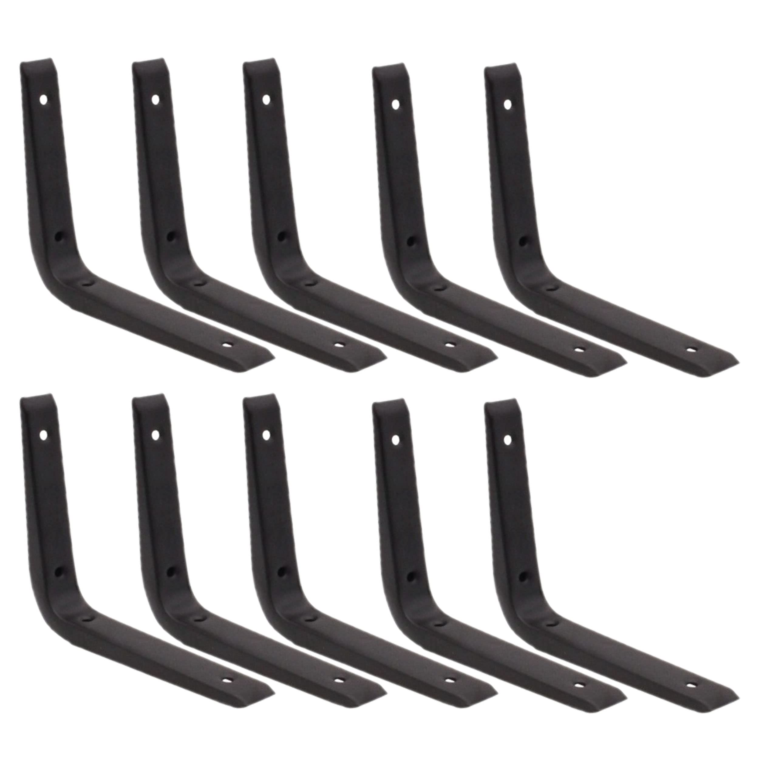 Eai Black Strong Shelf Bracket Reinforced 150X125mm | | Brand | Pack Of 10