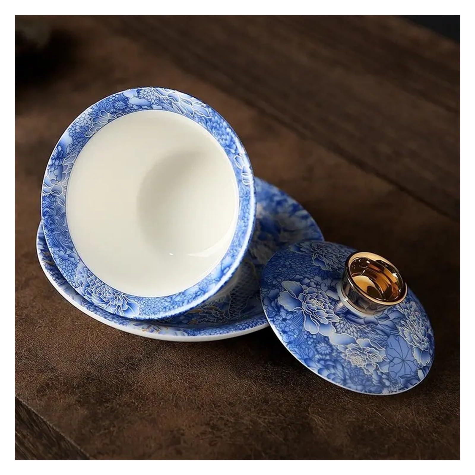 Sancai Porzellan Teeschale Set 3tlg