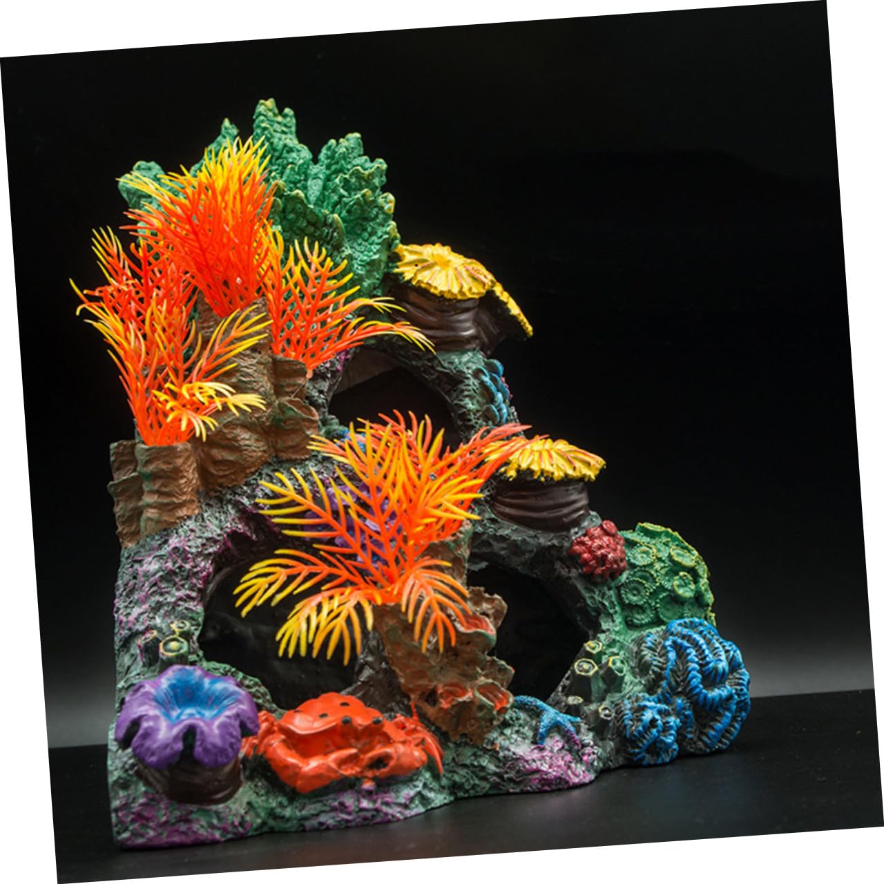 Corail Décoratif en Résine pour Aquarium Paysage Aquatique Abri pour Poissons Couleur Aléatoire