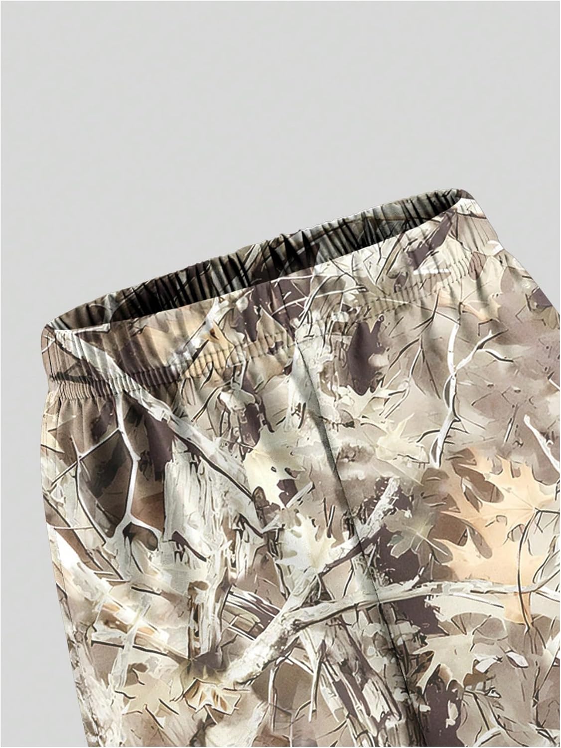 Boy's Camo Joggers Elastic Waist Baggy Cargo Pants Flap Pockets Casual Pants - Image 4