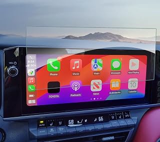 SHAOHAO for 2025 2026 Toyota Camry Anti Glare Screen Protector Matte Fit for 2025 2026 Toyota Camry Accessories (XLE, XSE) 12.3 inch Display Tempered Glass Anti Fingerprint & Scratches Screen Saver