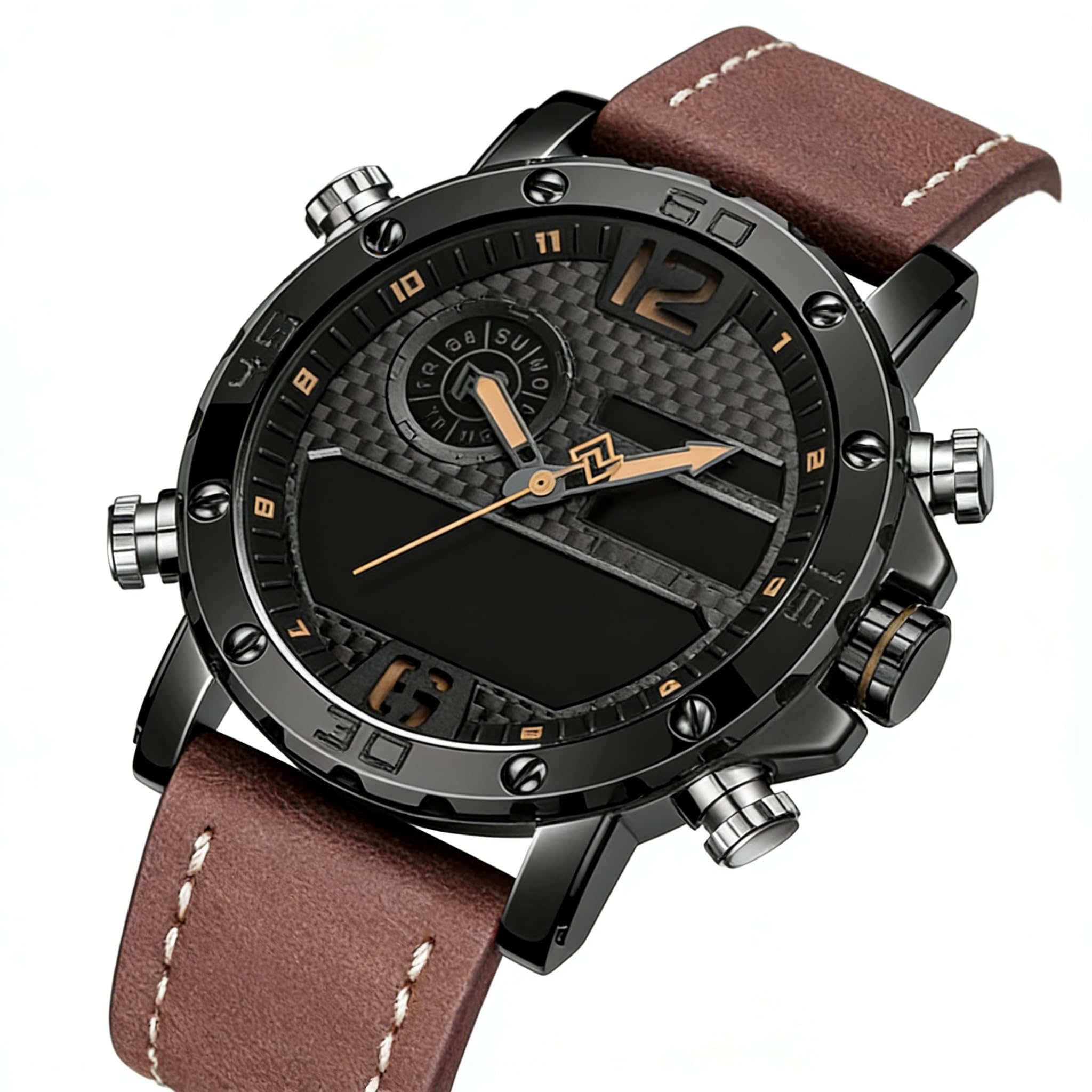 Herren-Armbanduhr, Analog, Silberfarben, Edelstahl, Skelett-Zifferblatt, Sportlich-Mechanischer Stil