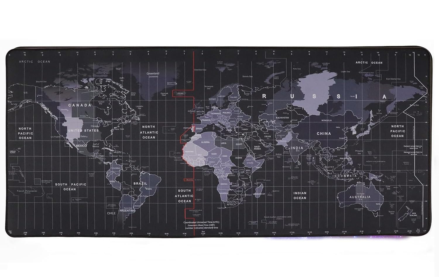 Diablos Mouse Pad for Leptop, Pc World Map Anti-Slip Extended Desk Mat Water Resistant Mat for Computer, Gaming Mouse Pads (World map - 70x30cm)-image-43