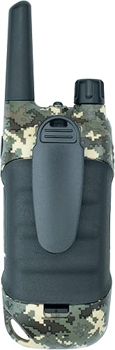 Miniatura 3 de BTECH Paquete de 2 walkie talkies FRS-A1, NOAA, radio bidireccional de alto rendimiento. Carga USB-C, linterna integrada, radio FM, NOAA y más