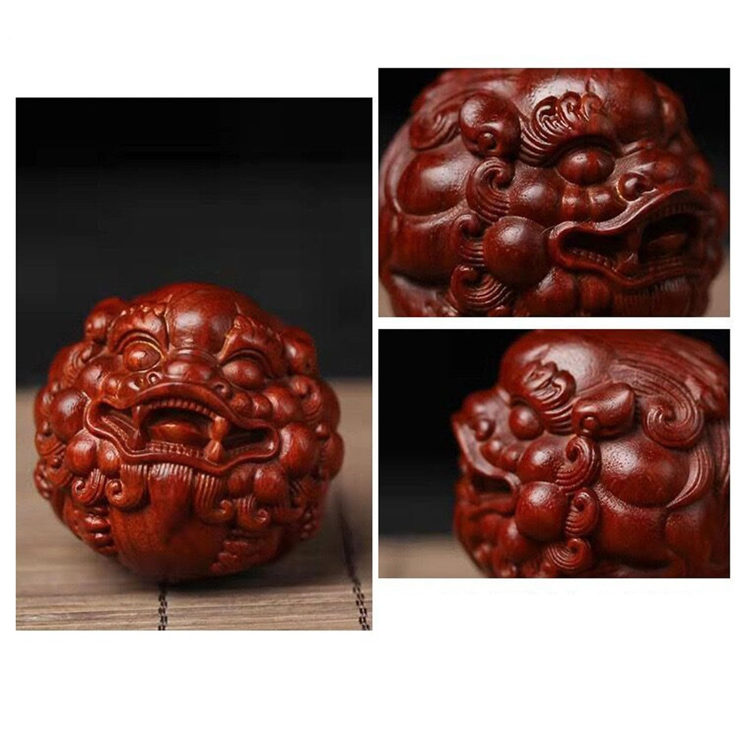 BBAUER palline massaggio pallina antistress palline cinesi Set di palline di decompressione per massaggio fisico con digitopressione, palla Baoding per il rilassamento miofasciale(Color:50mm)