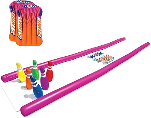 WOW - Tobogán gigante de agua, paredes laterales altas, rociador integrado de 25 x 6 pies