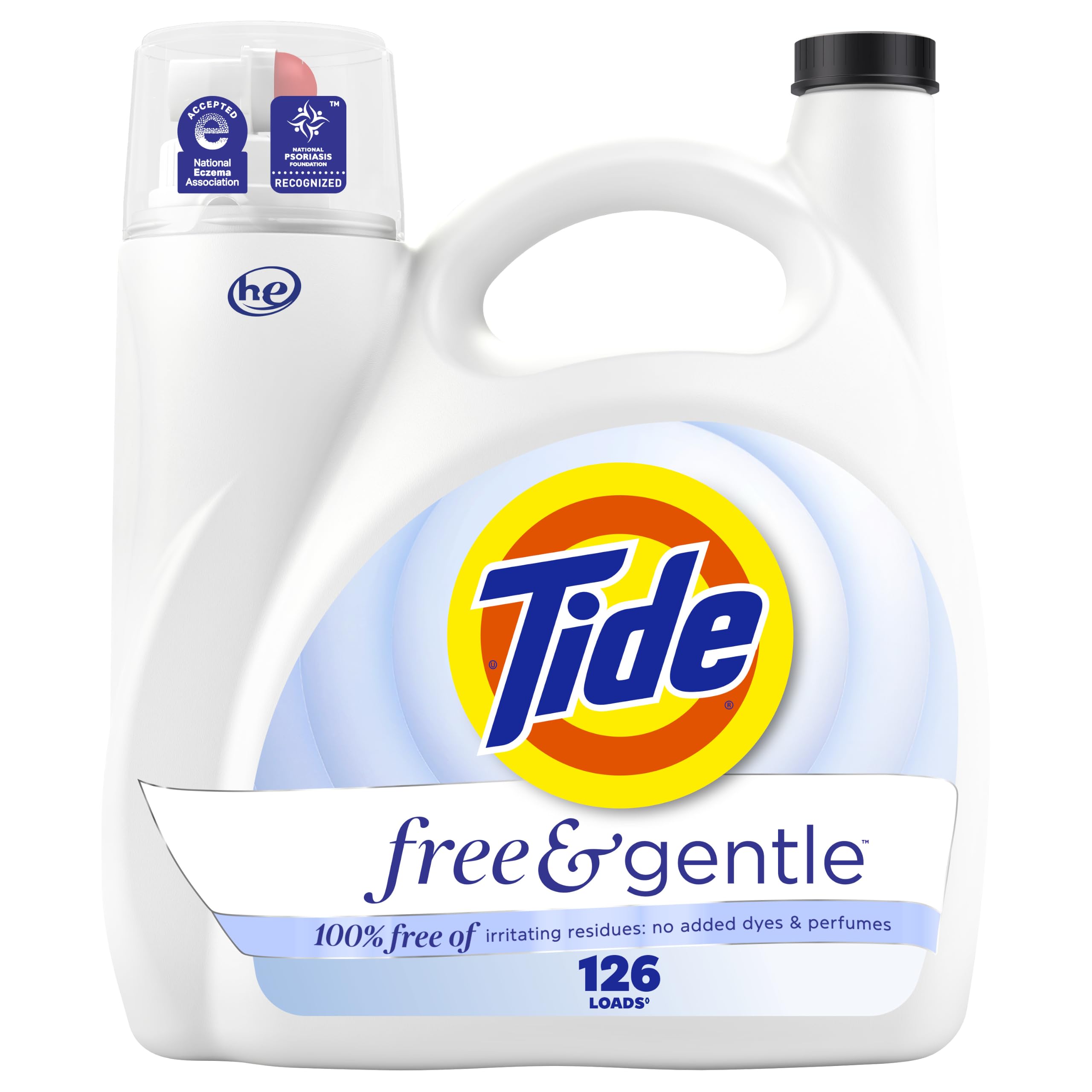 TIDE Risograph for Charity イデタツヒロ　タイド Amazon.com: Tide Free & Gentle Liquid Laundry Detergent, 126 Loads
