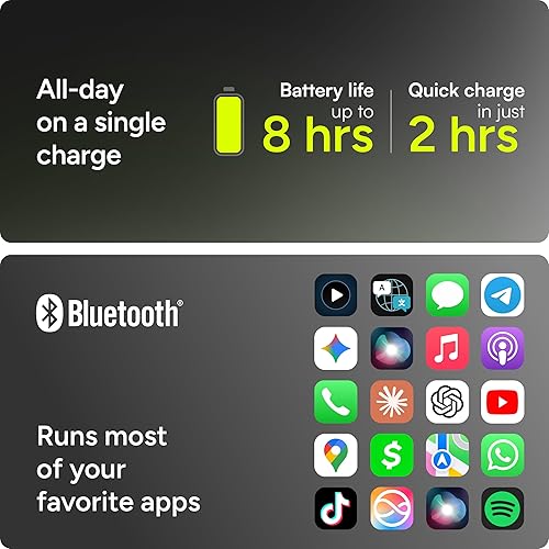 Vista 6 de Gafas de Seguridad Inteligentes Lucyd Armor, Montura TR90, Lentes Adaptables a la Luz, Altavoces de Oído Abierto y Micrófono - ANSI Z87.1