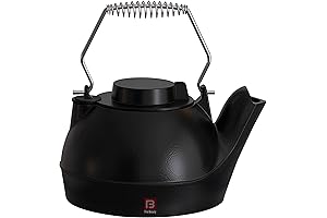 Fire Beauty Cast Iron Tea Kettle, Stove Humidifier