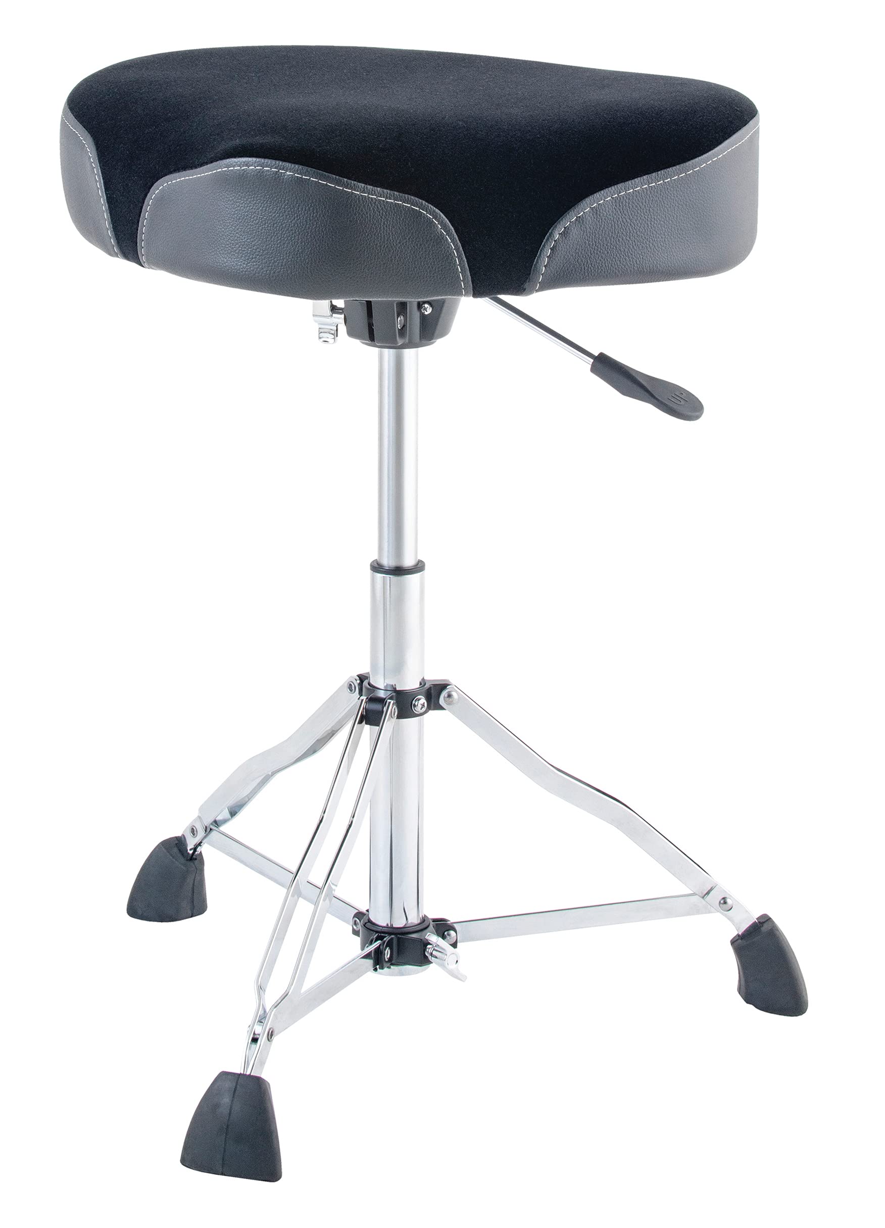 Dixon - PSN-14HM - Silla Hydraulic - Asiento de sillín tejido negro/gris - pata doble