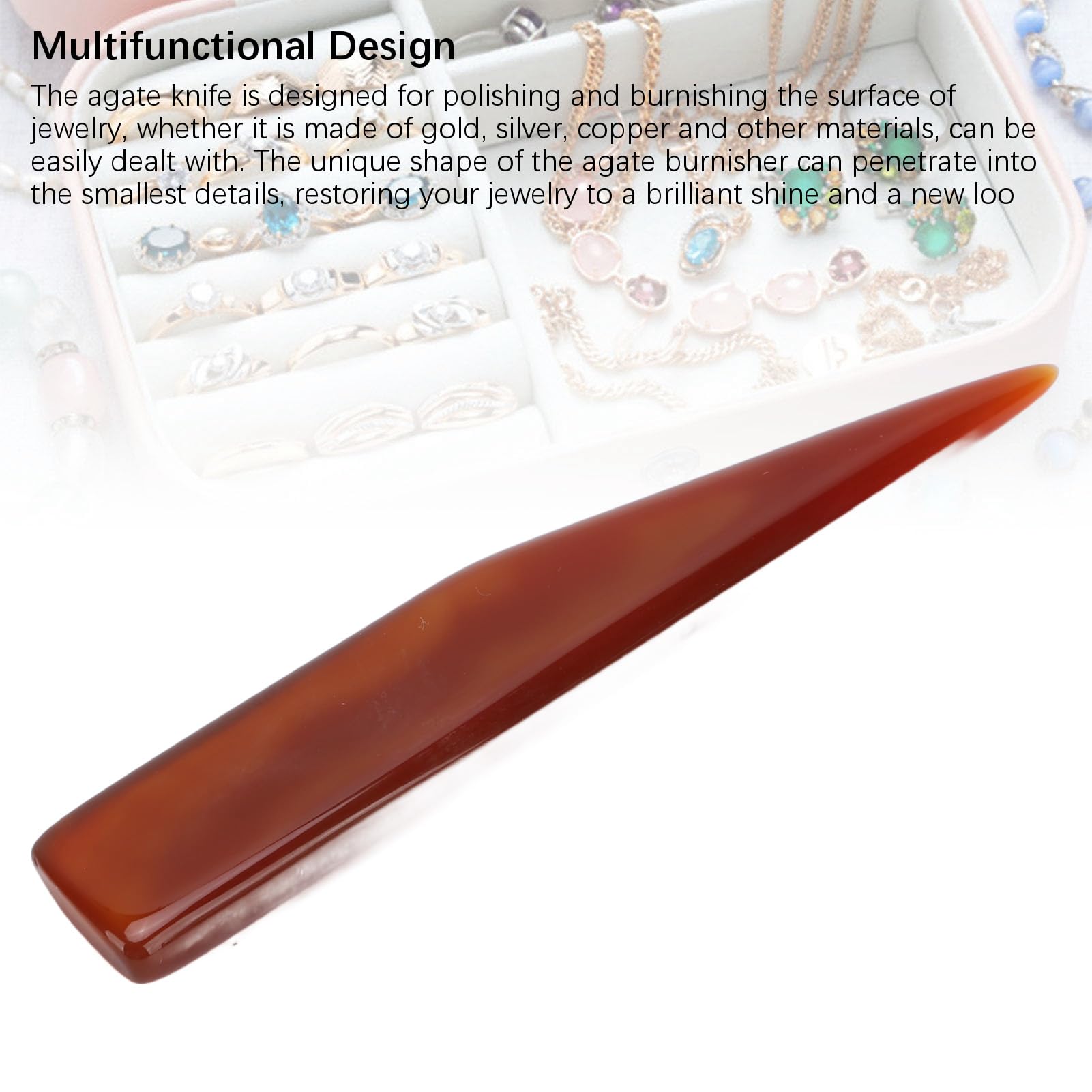 Cuchillo De ágata Para Pulir Joyas - Herramienta Profesional Para Eliminar Rayas Y Suciedad