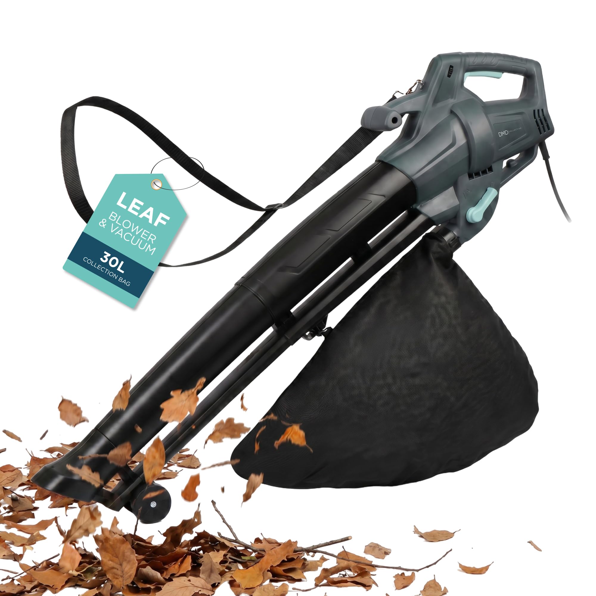 DMD Collective - Leaf Blower, Corded Leaf Blower and Vacuum for Garden