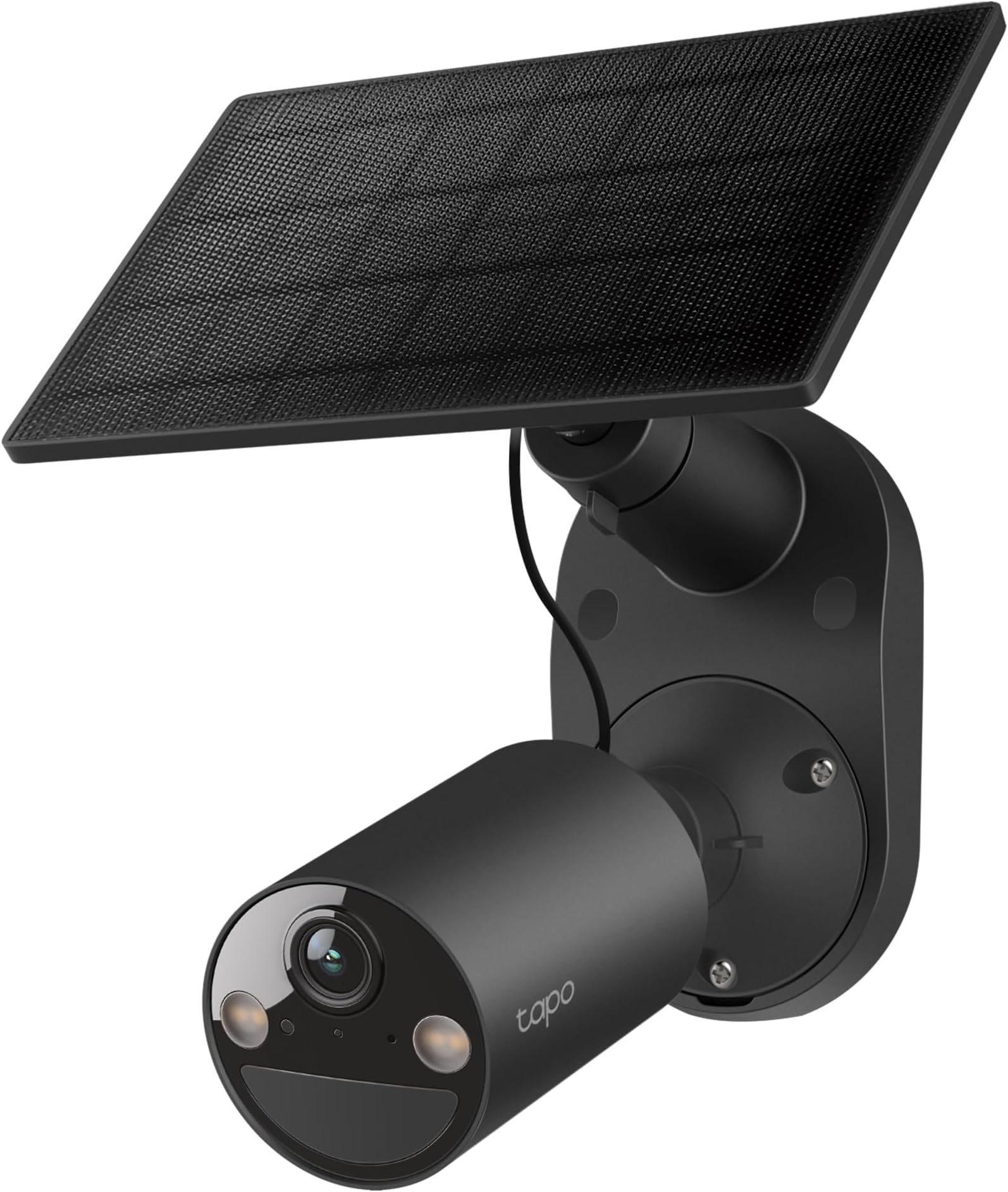 SolarCam 1080p Outdoor Wireless Security Camera - Battery Power with Solar, Person Detection, Subscription-Free Local Storage or Optional Cloud, Works with Alexa & Google Assistant, C403 KIT
