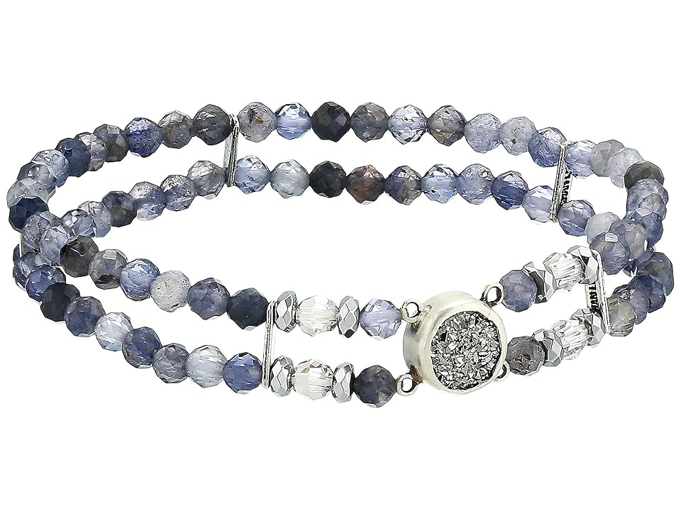 

Chan Luu Double Strand Stretch Bracelet (Iolite Mix) Bracelet, Gold