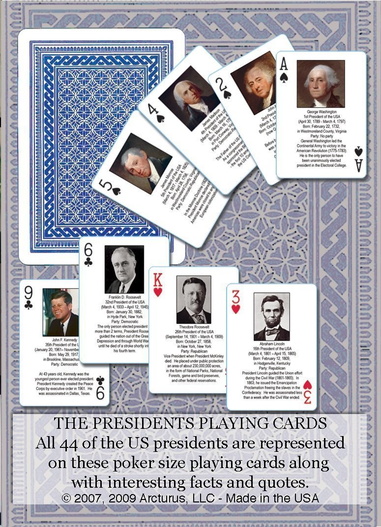 Channel Craft Games The Presidents Playing Cards Playing Cards - Image 2