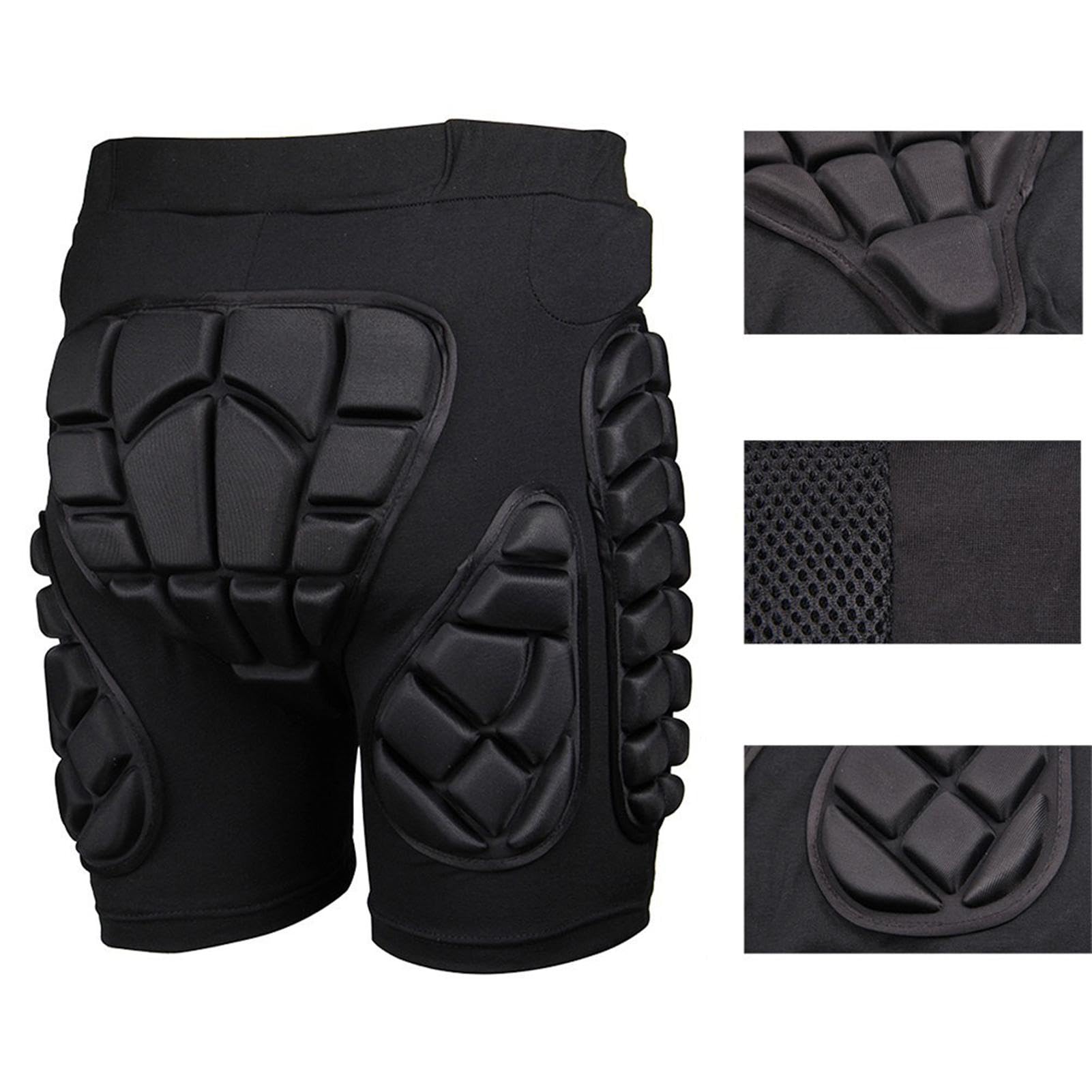 Short de Protection des Hanches, Coussinets de Fesses pour Le Patinage - Shorts rembourrés Shorts de Patinage,Protection de Pantalon de Protection, Coussinets de Protection des Hanches, Short de vélo