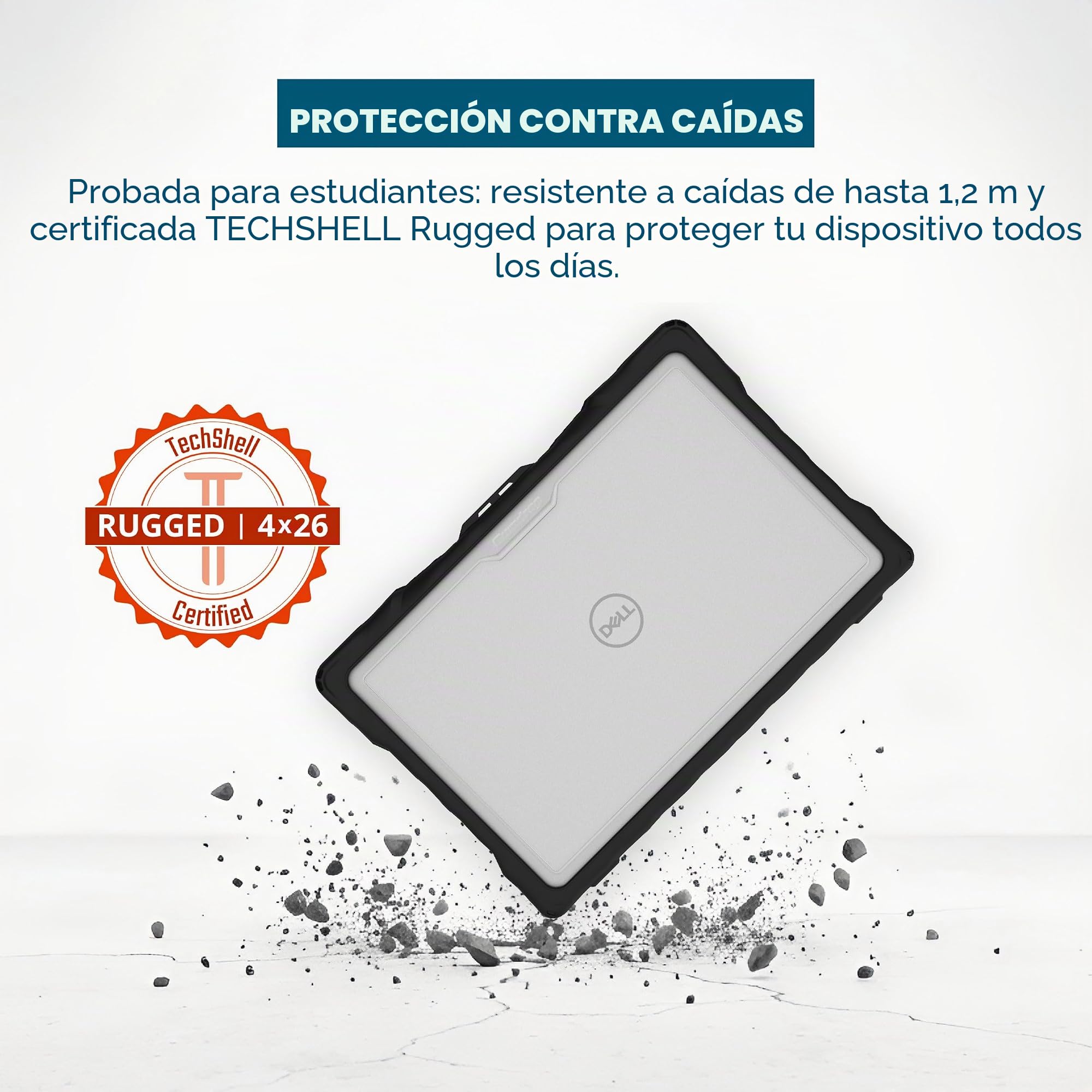 Gumdrop DropTech - Funda rígida para portátil DELL Latitude 5440 | Precision 3480 (Clamshell), Resistente a Prueba de caídas, a Prueba de Golpes, protección fiable para Dispositivos de Oficina,