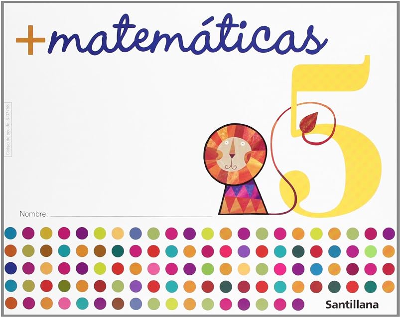 Portada de Cuaderno de Matematicas 5