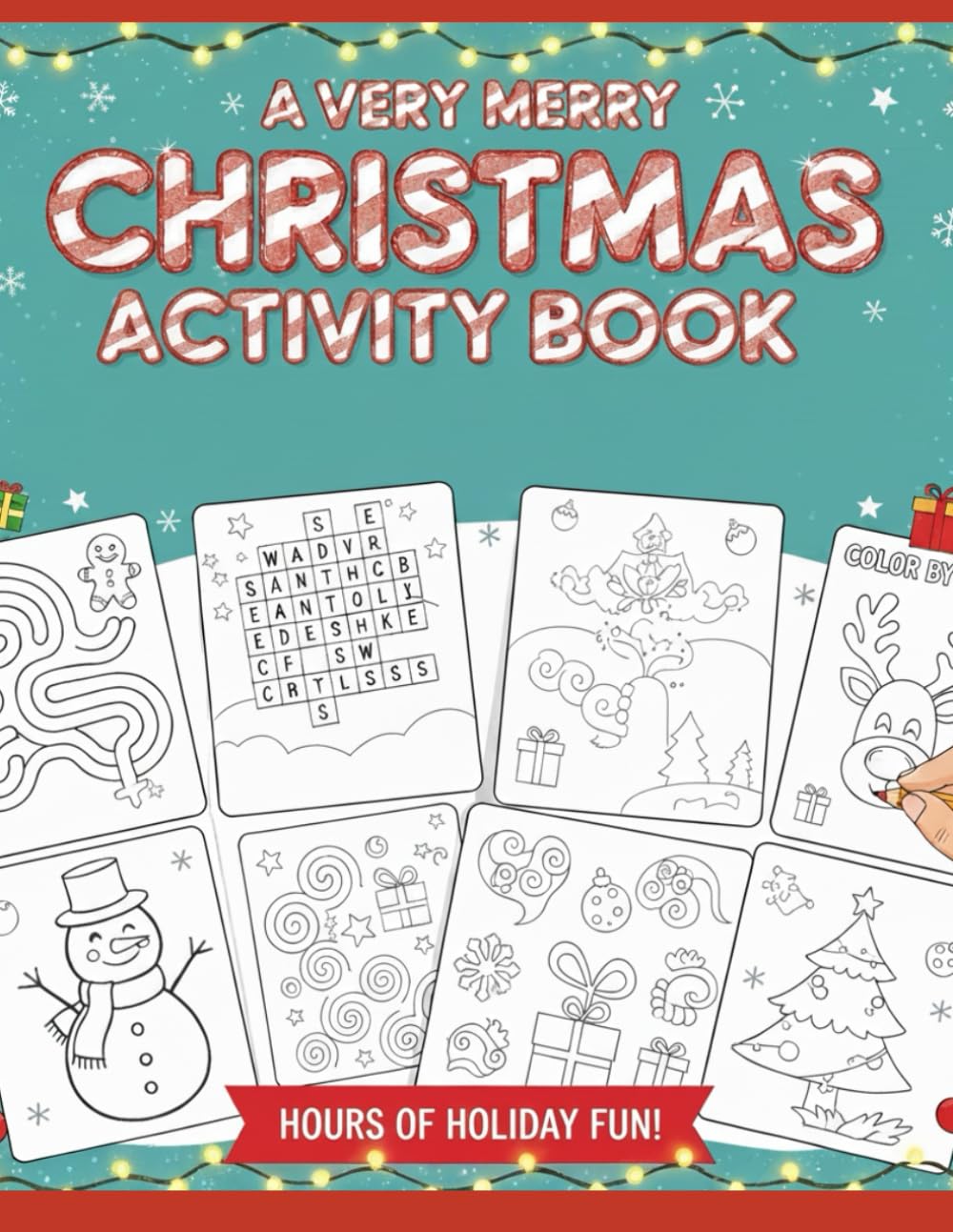 A Very Merry Christmas Activity Book