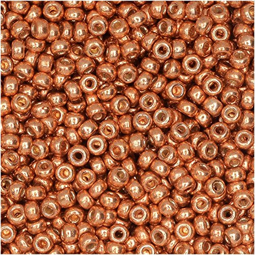 Miyuki Round Seed Beads, 11/0 Size, 8.5 Gram, #4206 Duracoat Galvanized Muscat