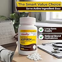 Vista 4 de Time-Cap-Labs - 300 unidades de aspirina de fuerza regular de 325 mg para adultos, en comparación con Bayer, tabletas de aspirina de fuerza regular