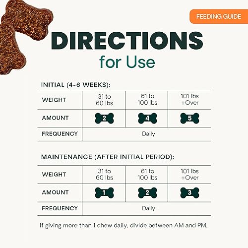 Miniatura 5 de VETRISCIENCE Glycoflex 3 Clinically Proven Hip and Joint Supplement with Glucosamine for Dogs - Vet Recommended Mobility Support Supplement with DMG