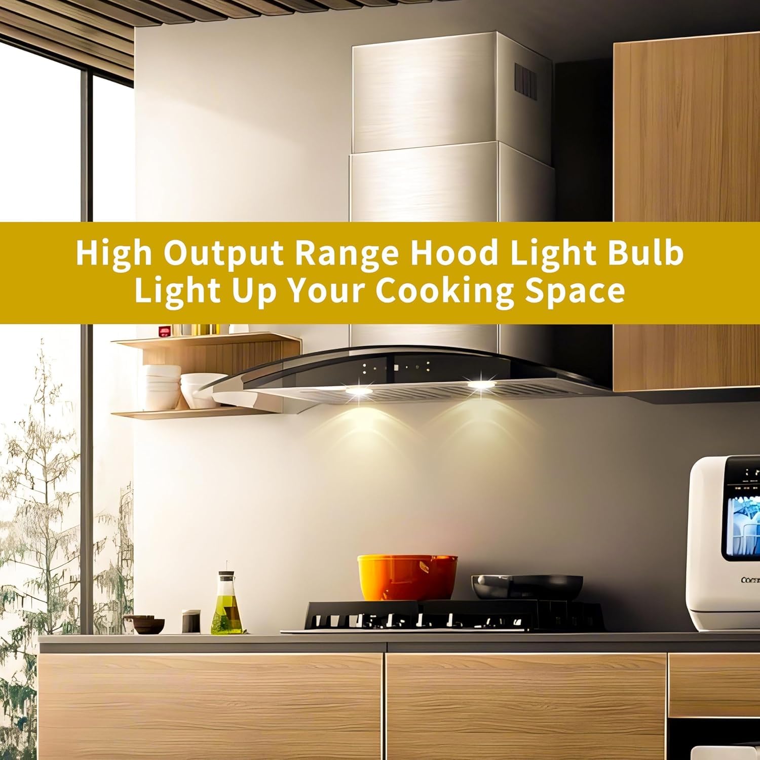 PAR20 Flood 39W 120V 480 Lumens Flood Light Bulbs, 6 Pcs PAR20 Range Hood Light Bulb with Dimmable E26 Base, Dimmable 2800K Warm White, Long Lasting for Indoor Spotlight, Range Hood, Recessed