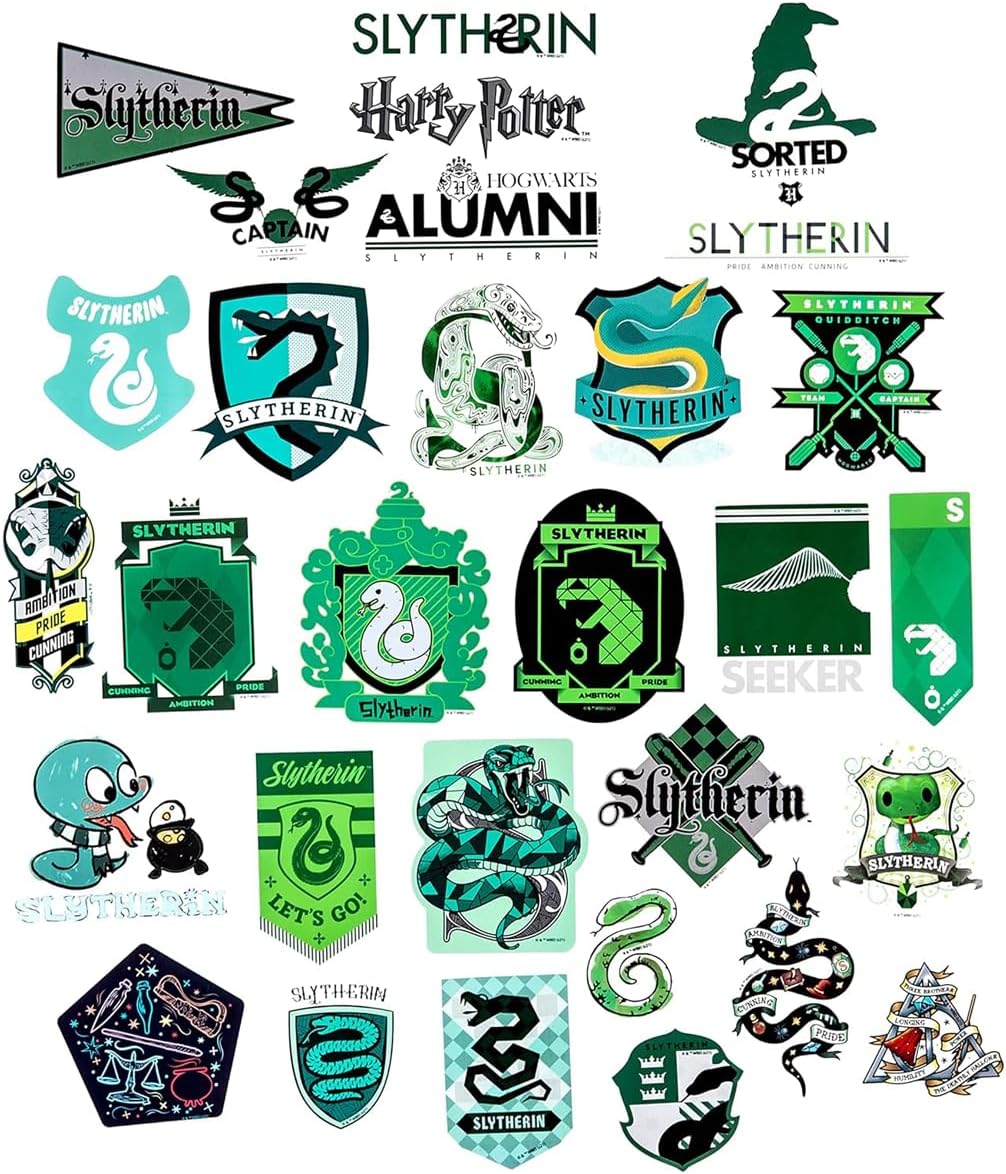 Conquest Harry Potter Slytherin Hogwarts House Sticker Set image 3
