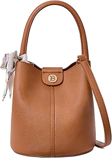 BOSTANTEN Crossbody Bucket Bag with Shoulder Strap
