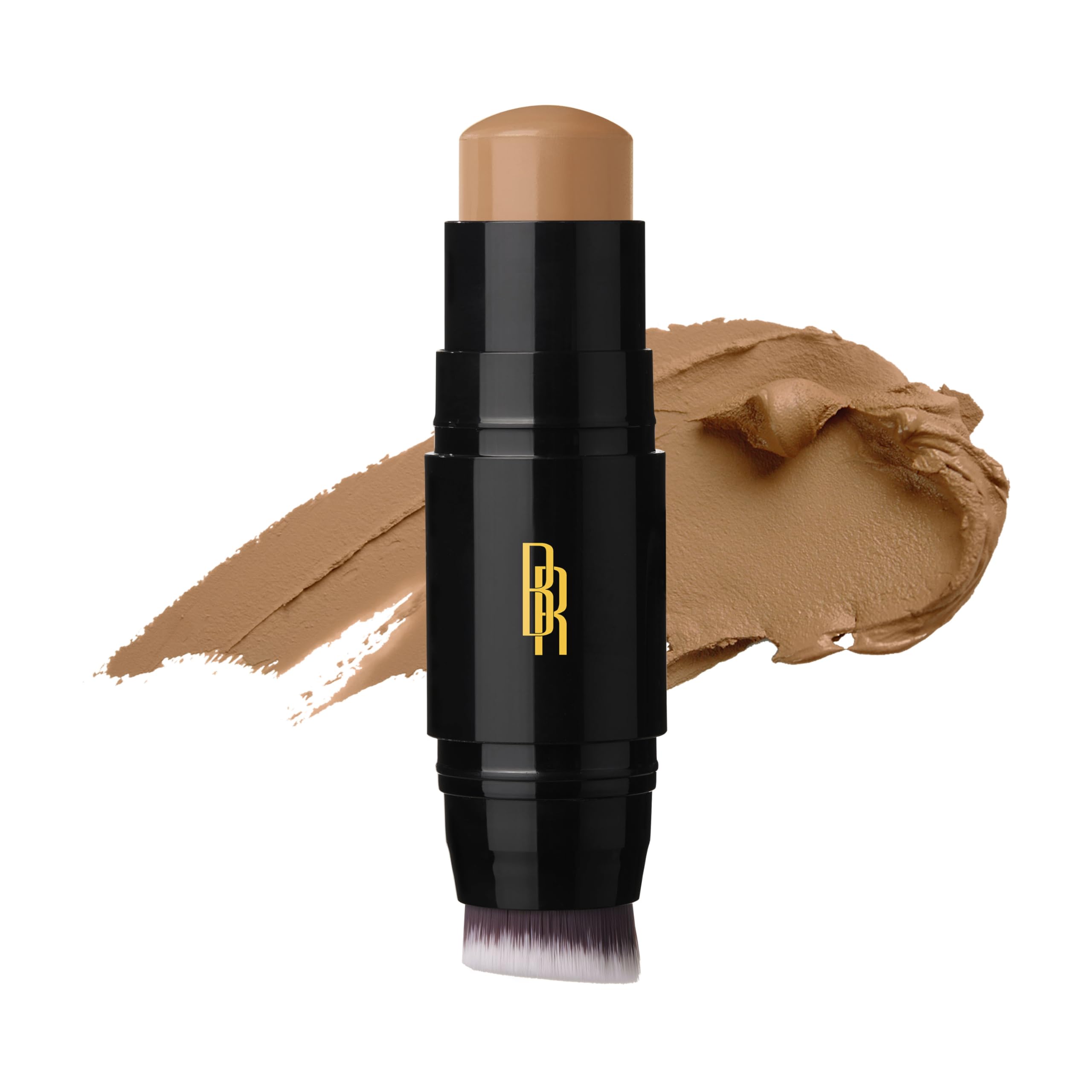 Color Perfect Foundation Stick with Soft Brush Applicator Duo – Buildable, Blendable Versatile Pigment-Rich Formula - Bronze Glow