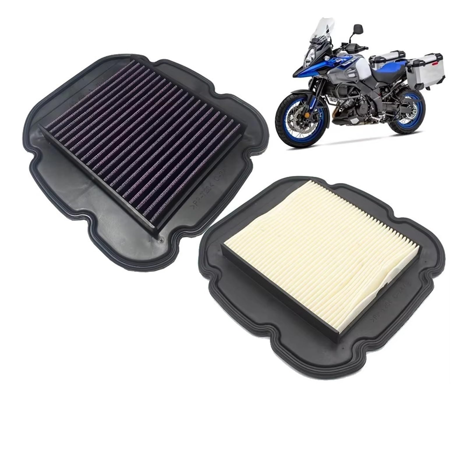Filtro Aspirazione Aria Moto Per Suzuki Per DL1000 | Per filtro aria motore di ricambio per moto DL650 V-Strom 13780-06G00-000(Normal)