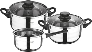 San Ignacio 5 Piece Kitchen Utensils, Stainless Steel, Silver, 30 x 30 x 30 cm