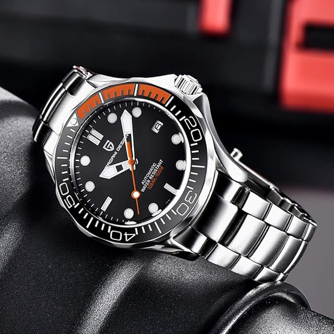 Pagani Design Men's Stainless Steel Automatic Diver's Watch