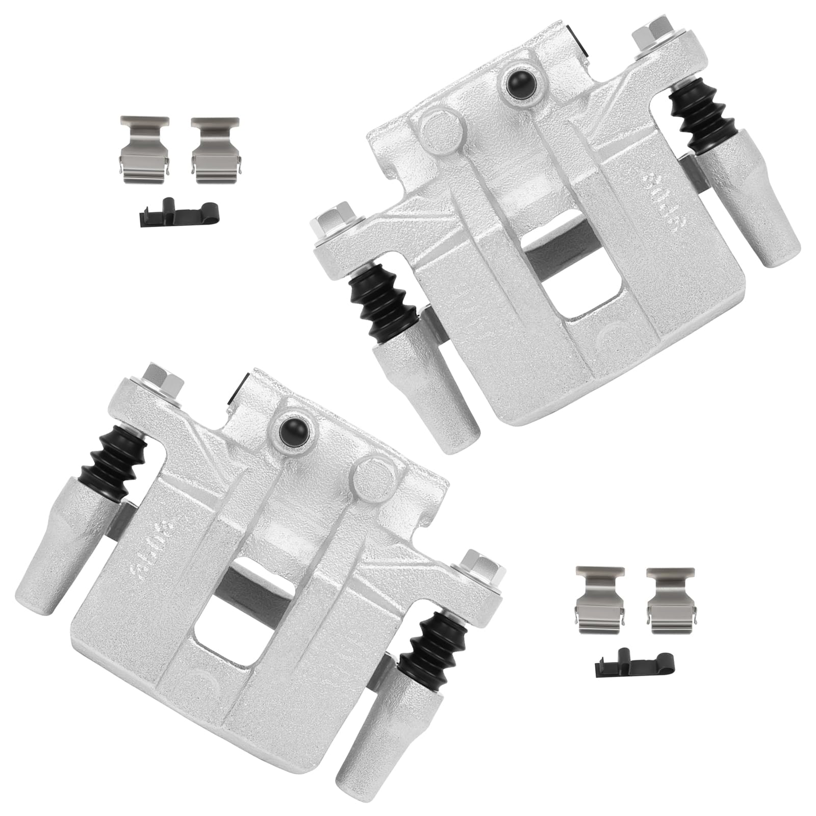 cciyu Rear Left &amp; Right Disc Brake Calipers w/Bracket 18B5105 18B5104