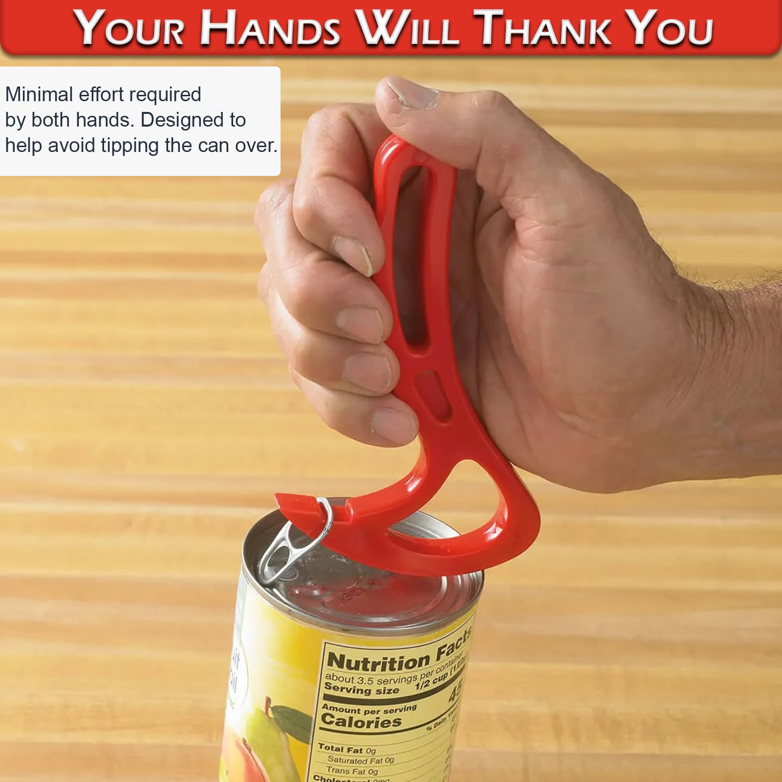 Easy Can Opener - No More Broken Nails! -5 Easy Can Opener - No More Broken Nails! -5