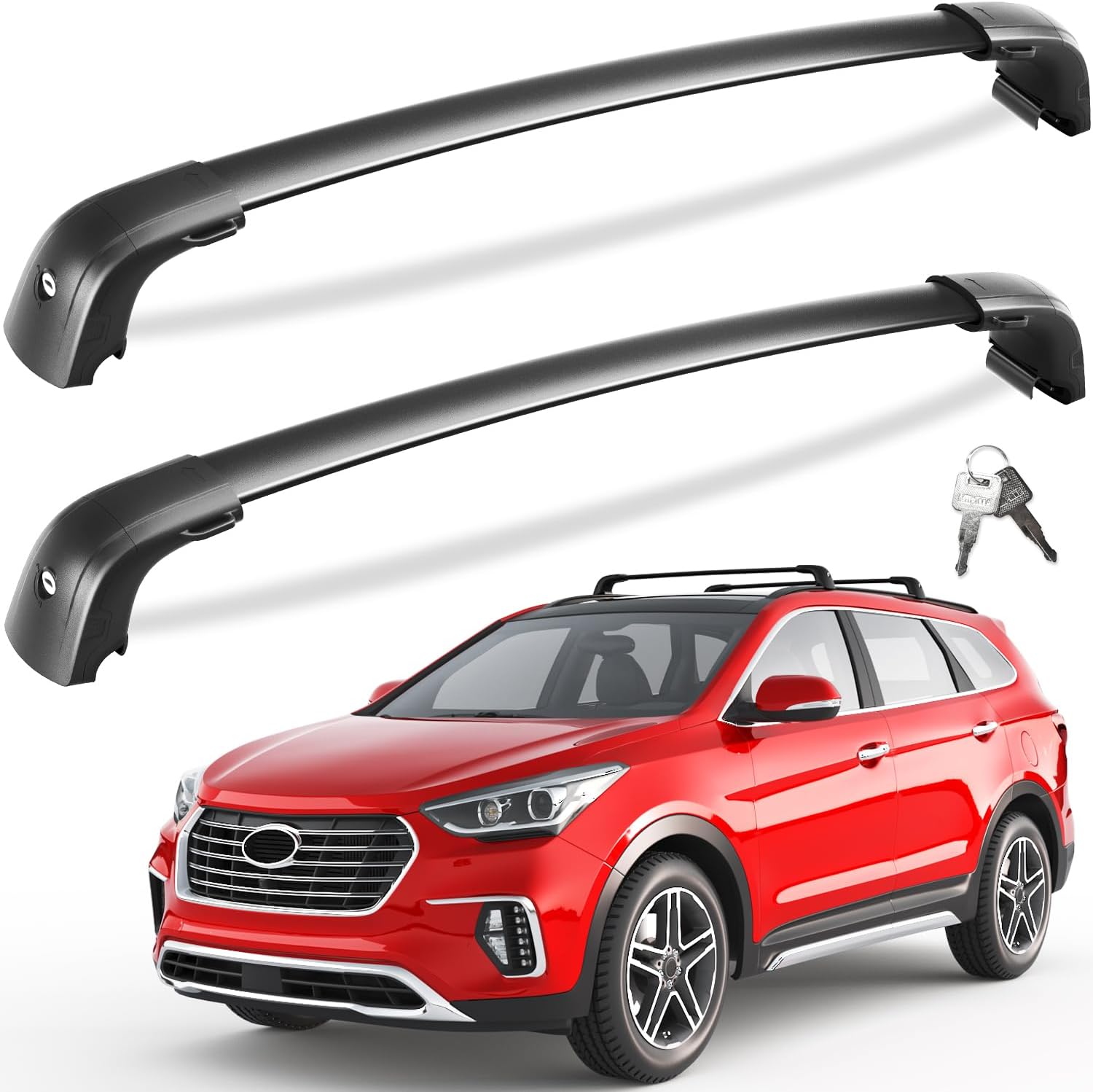 2013 Hyundai Santa Fe Roof Rack Cross Bars