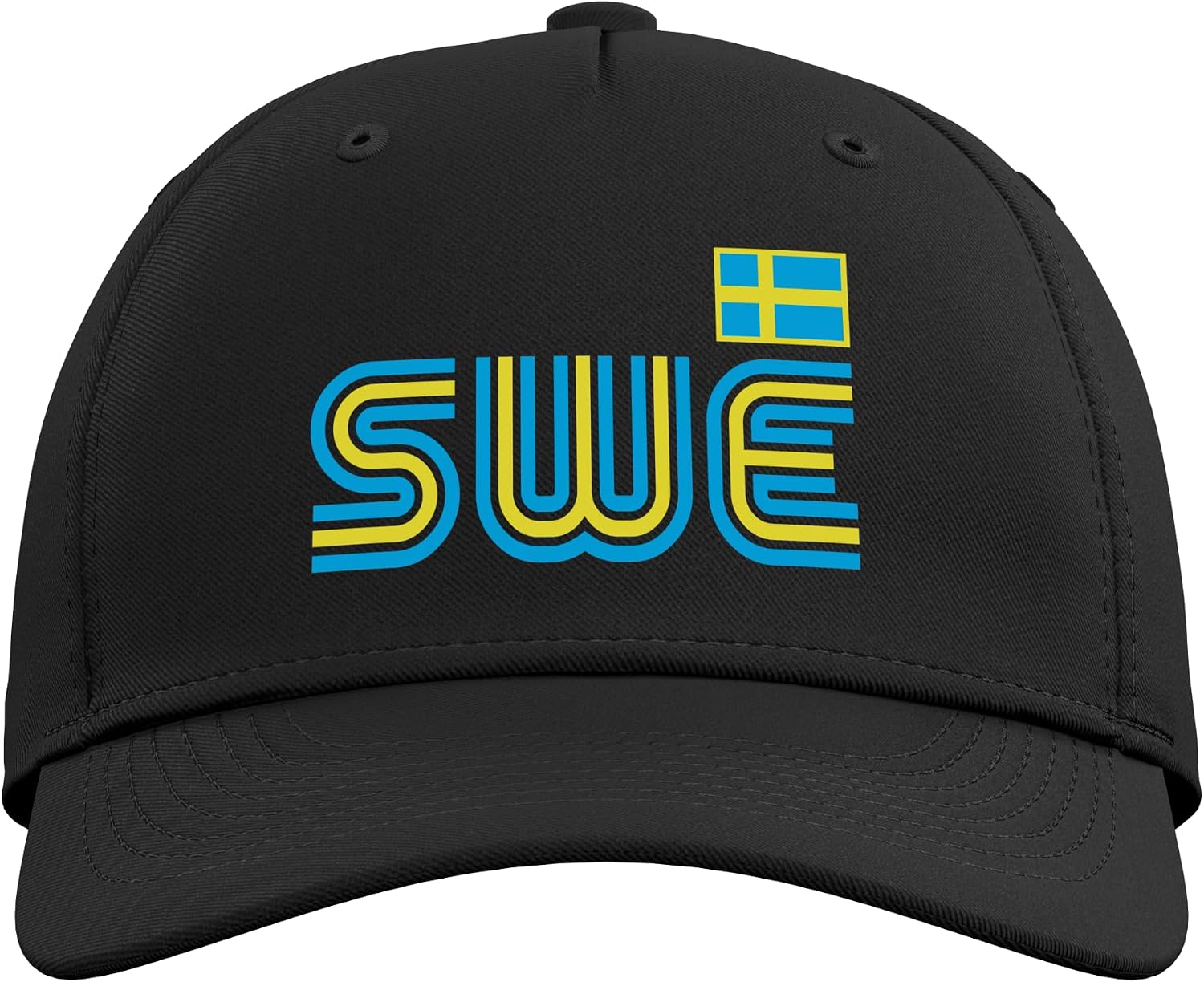 Sweden Flag Retro International Country Swedish Pride Adjustable Baseball Hat