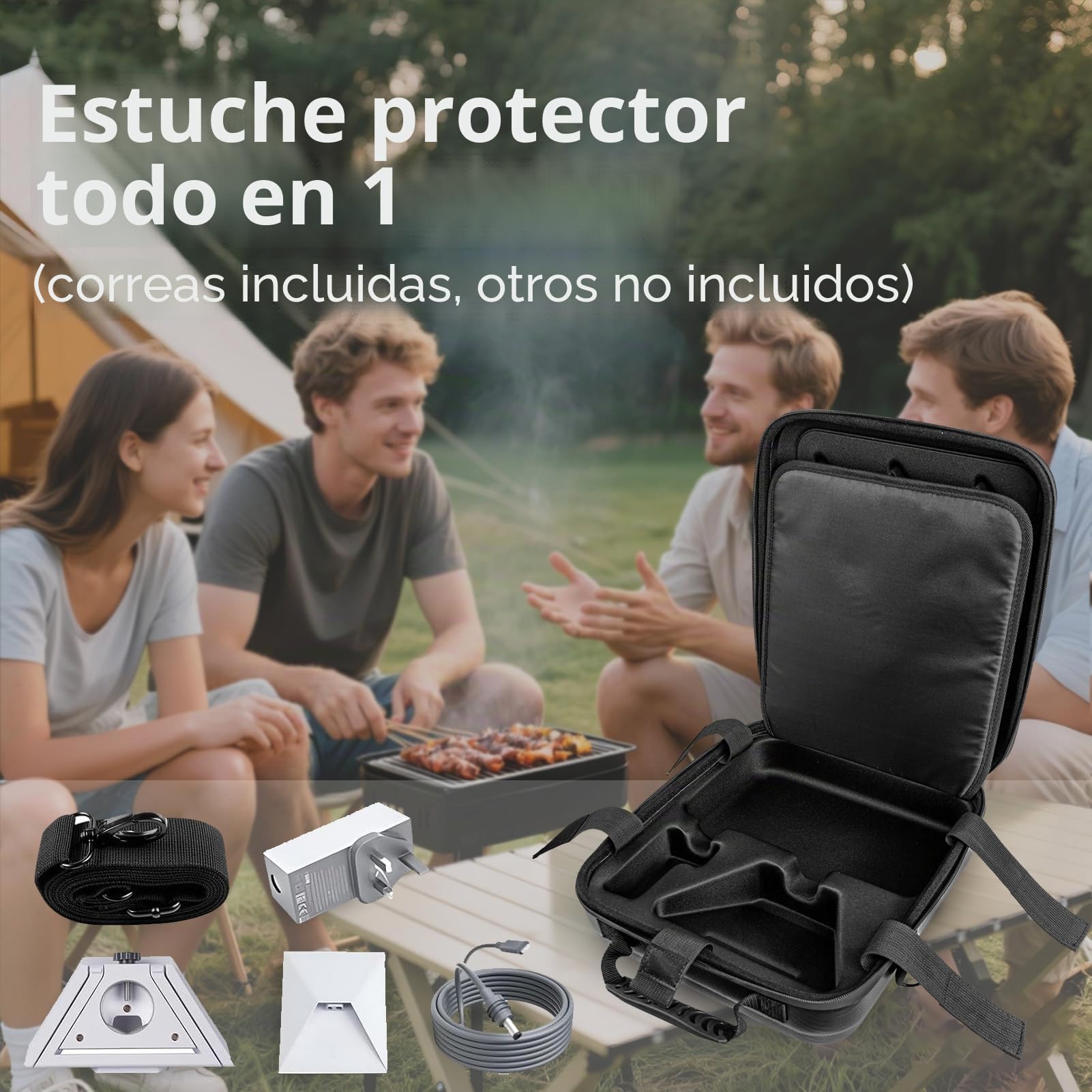 Starlink - Funda ultraligera impermeable para dish kit, case Eva Travel con espacio de almacenamiento para accesorios, adaptador de tubo, Ethernet y cable de alimentación