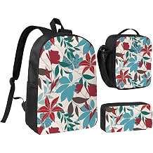 Roomy 3Pc Backpack Kit Matching Lunch Bag And Mini Carry Storage Pouch